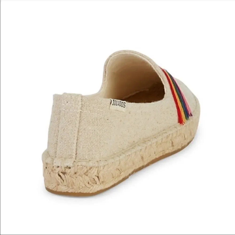 Soludos Pride Canvas Esapdrille Flat Slip on